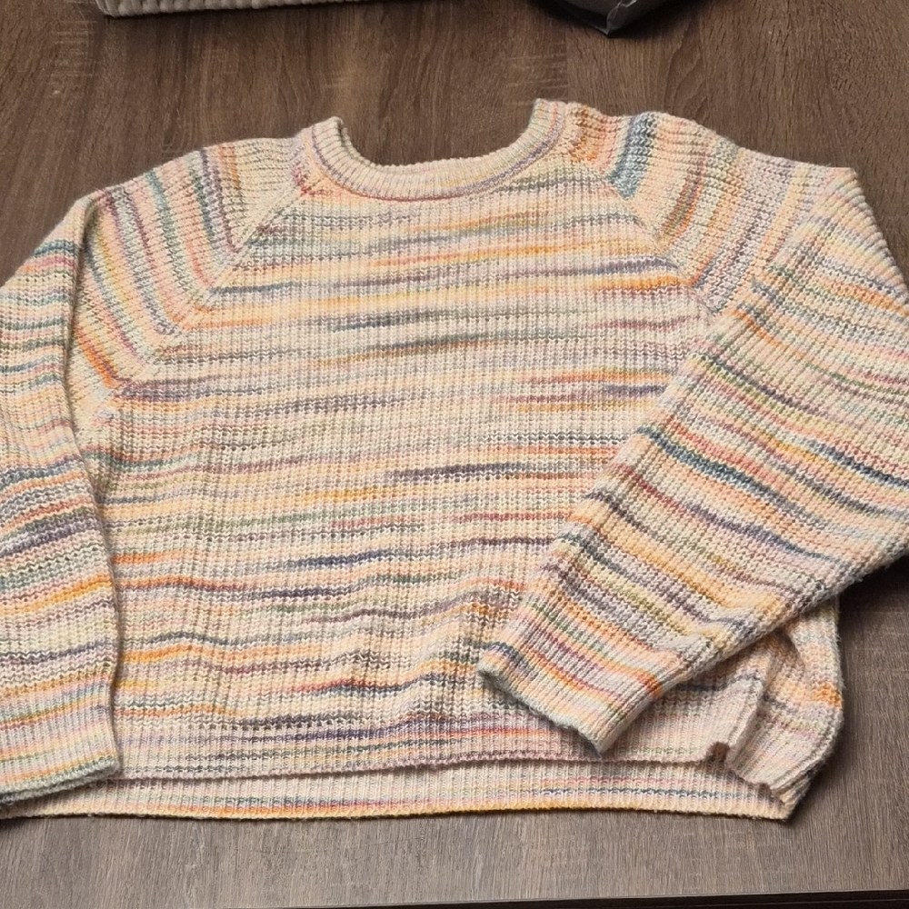 ANA Multicolor Striped Knit Sweater